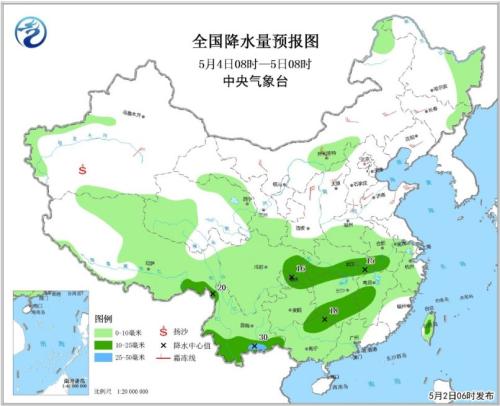 全國最新降雨圖揭示各地雨水狀況與變化